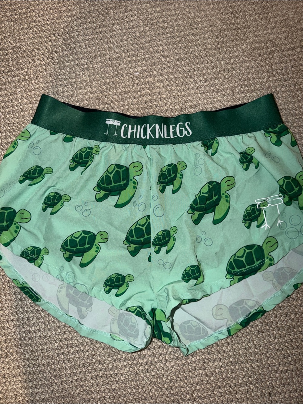 CHICKNLEGS turtle shorts